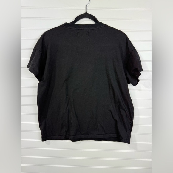 Brunette The Label. Black oversized graphic tee. Size S/M. - Picture 2 of 6